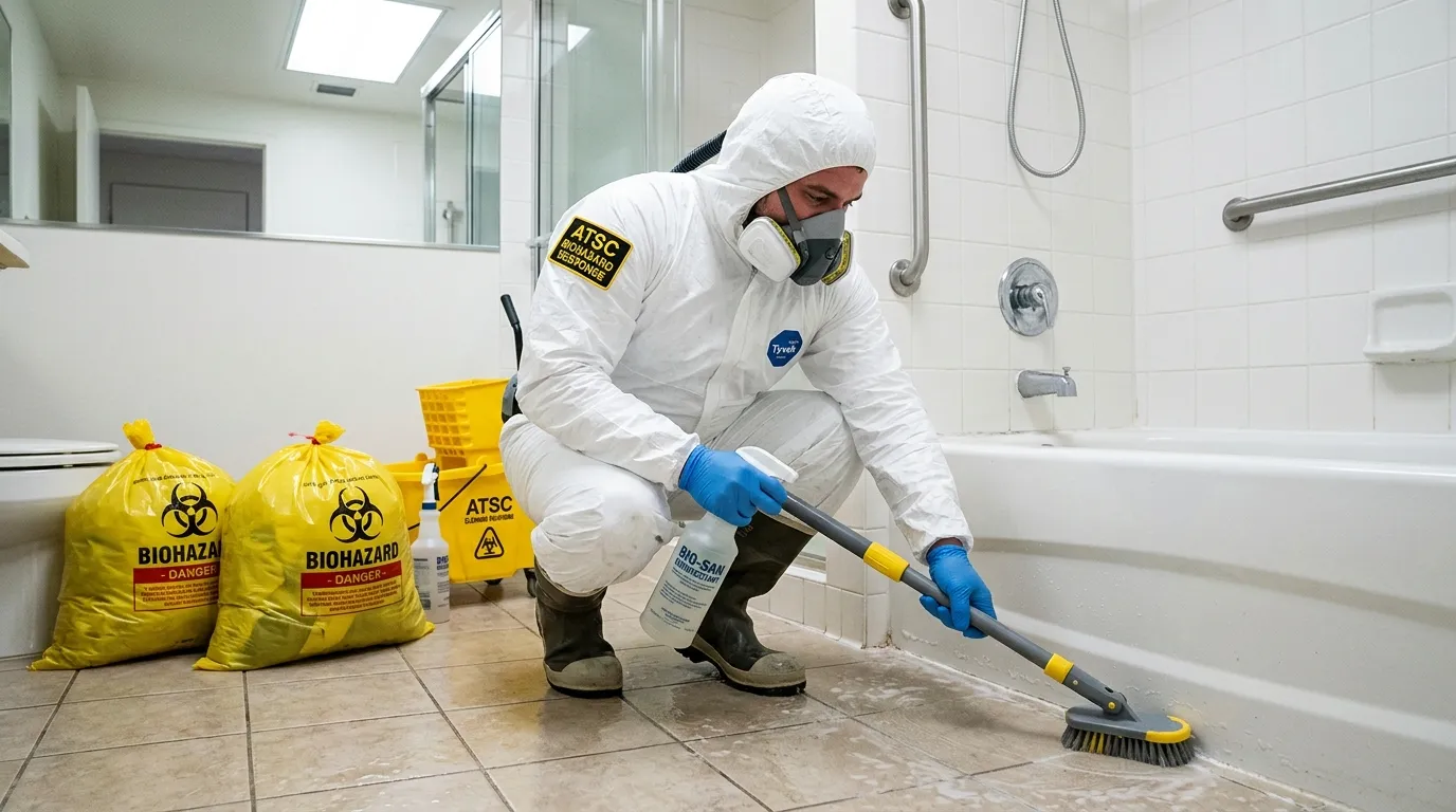 Decontamination equipment deployed for Blood Cleanup in Worcester